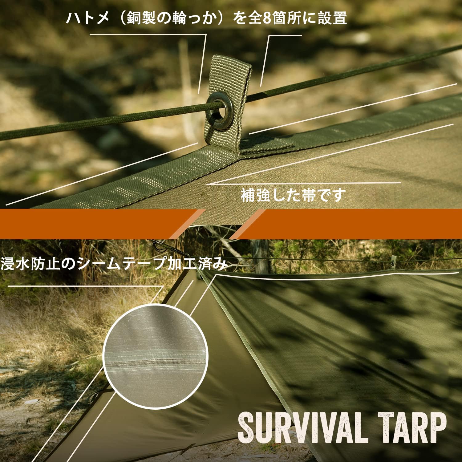 70D ナイロン ぬの 布です防水タープ キャンプ タープ テント ループ19個 軽量 難燃性 日除け 耐水圧15000MM 紫外線カット UPF50+ サンシェルター ポータブル 天幕 シェード アウトドア しゅう… Amazon | 70D ナイロン ぬの 布です防水タープ キャンプ タープ テント